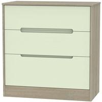 monaco mussel and darkolino chest of drawer 3 drawer deep