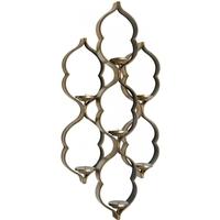 Morocco Gold 7 Tealight Wall Sconce