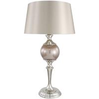 mocha pearl trinity table lamp with champagne shade