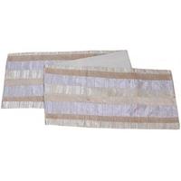 Mocha Striped Table Runner (SS14) (Set of 10)