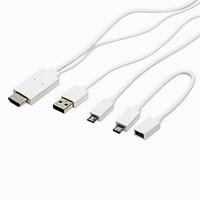 MOCREO Micro USB 1080p MHL to HDMI Adapter Cable for Samsung/HTC/other Smart Phone with MHL Port(1.8M)