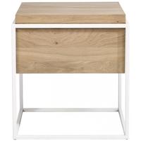 monolit medium white side table