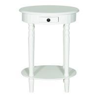 morton oval bedside table ivory