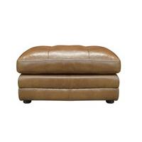 Moreton Footstool in Byron Leather - Footstool