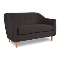 Monty 2 Seater Sofa Dark Grey