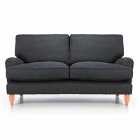 monza 2 seater sofa victoria steel latte