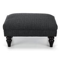 monza footstool steel wenge