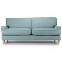 monza 2 seater sofa sky blue latte