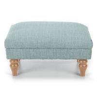 Monza Footstool Sky Blue Latte