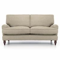 monza 2 seater sofa victoria linen dark