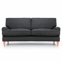 Monza 3 Seater Sofa Victoria Steel Latte