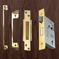 Mortice Sash Lock & Rebate Set for Wooden Doors