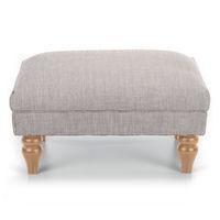 Monza Footstool Smoke Grey Latte