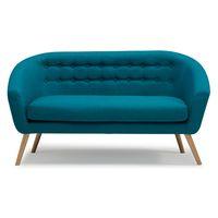 Molly Fabric 2 Seater Sofa Teal