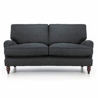 Monza 2 Seater Sofa Victoria Steel Dark