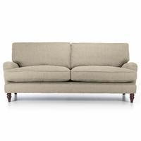 monza 4 seater sofa victoria linen dark