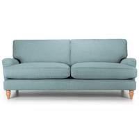 monza 3 seater sofa sky blue latte