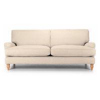 monza 3 seater sofa cream latte