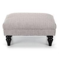 monza footstool smoke grey wenge