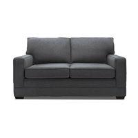 modern 2 seater fabric sofabed berry