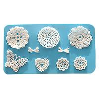 Mold Flower Lace For Cake For Cookie For Pie Silicone Eco-Friendly High Quality Valentine\'s Day