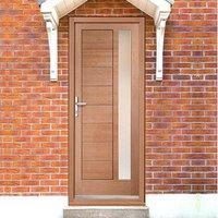Modena Hardwood Door with Obscure Safety Double Glazing