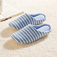 Modern/Contemporary Striped Anti-slip Slide Slippers Men\'s Indoor Slippers Free Size Blue / Gray