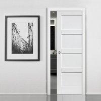 Montserrat Shaker White Single Pocket Door