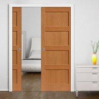 Montana Oak Snowdon Double Pocket Doors