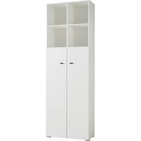 Montreal Home Office Cabinet In White With 2 Shelf And 2 Door
