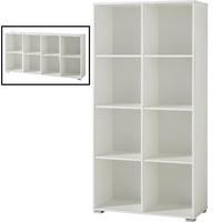 Montreal Shelving Unit In White With 6 Shelf