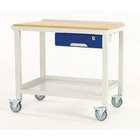 MOBILE WELDED BENCH WITH DRAWER MPX TOP