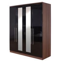 Modular 4 Door Wardrobe with Mirrors