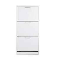 Montrose Shoe Cabinet In White With 3 Doors