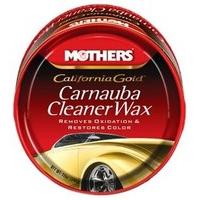 MOTHERS 05500 Brazilian Carnauba Cleaner Wax Paste, California Gold