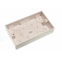 moulded pattress surface mount back box double 2 gang 25mm pack of 5 