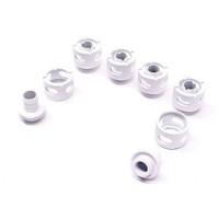 Monsoon Multimedia FCC-1234-6P-WH - Monsoon 19/13mm (ID 1/2 OD 3/4) Free Center Compression Fitting Six Pack - White