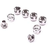 Monsoon Multimedia FCC-3812-6P-CH - Monsoon 13/10mm (ID 3/8 OD 1/2) Free Center Compression Fitting Six Pack - Chrome