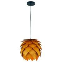Modern Wooden Pineapple Shaped Pendant Ceiling Light Fitting