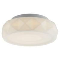 Modern LED Bathroom Ceiling Light with Outer Trim Diamond Design
