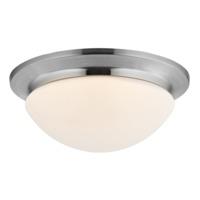 modern led bathroom ceiling light fitting with satin nickel metal surr ...