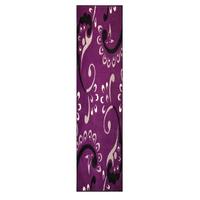 Modern Purple Paisley Floral Runner Rugs 60x240cm