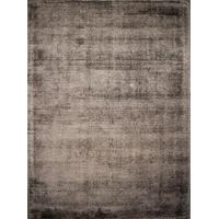 Modern Luxury Chocolate Brown Viscose Rug - Lustre 160x230