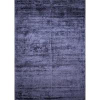 modern luxury viscose indigo blue rug lustre 160x230