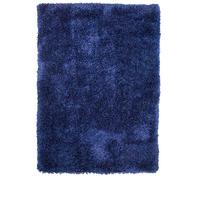 Modern Thick Indigo Blue Shaggy Rug - Barrington S