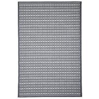 modern charcoal grey outdoor geometric rug floorit 160x230