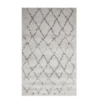 moroccan soft cream brown thick trellis heat set shaggy rugs 160cm x 2 ...