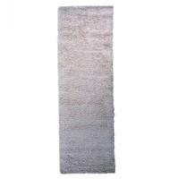 modern silver grey shaggy rug 4cm shaggy 60x230