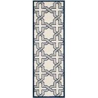 Modern Blue & Ivory Geometric Rugs - Safavieh 68x213