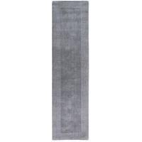 Modern Light Grey Wool Rug - Tuscany 60x230